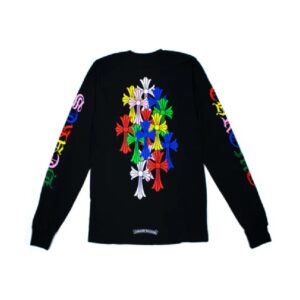 Chrome Hearts Multi Color Cross Cemetery Sweatshirt