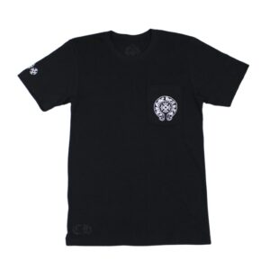Chrome Hearts American Flag Logo T-Shirt – Black