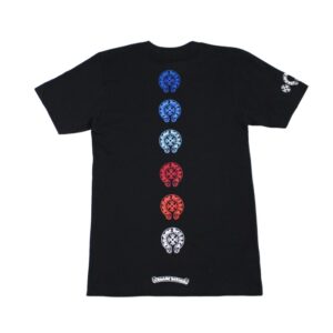 Chrome Hearts American Flag Logo T-Shirt – Black