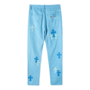 Chrome Hearts Denim Light Blue Jeans